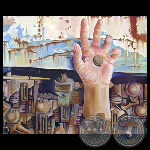 LA SINIESTRA (Óleo) y LA CHISMOSA DEL REINO (Cuento) - Obras de ANDREA PICCARDO